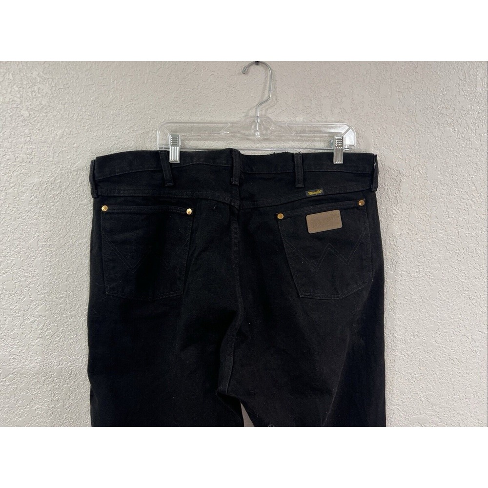 Wrangler Jeans Mens 40 X 36 Black American Workwear